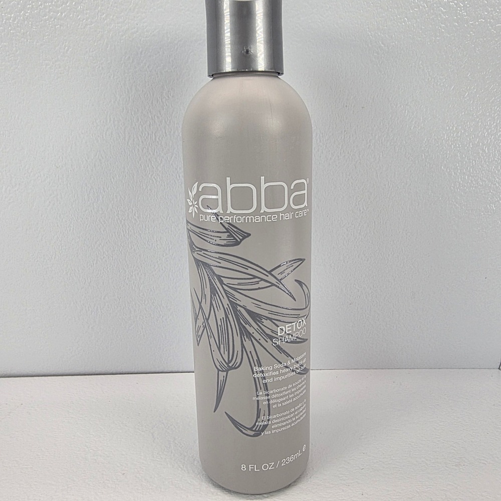 Abba Pure Performance Hair Care Detox Shampoo Baking Soda & Mint‎ 8 Fl Oz